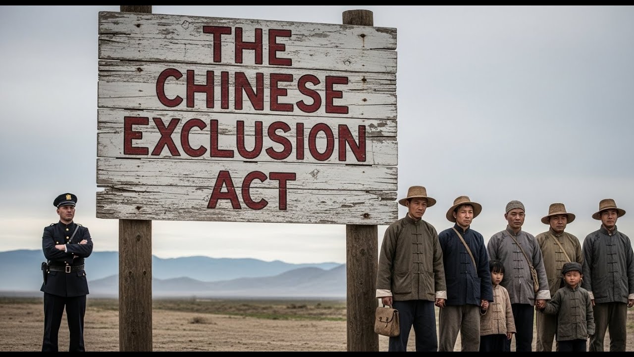 Chinese Exclusion Act #ChineseExclusionAct #USHistory #ImmigrationLaws