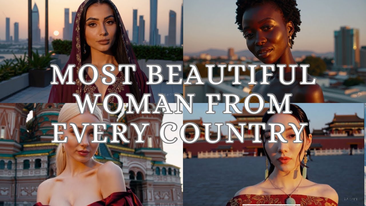 The Most Beautiful Woman from Every Country – 50 Nations | AI Generated ✨