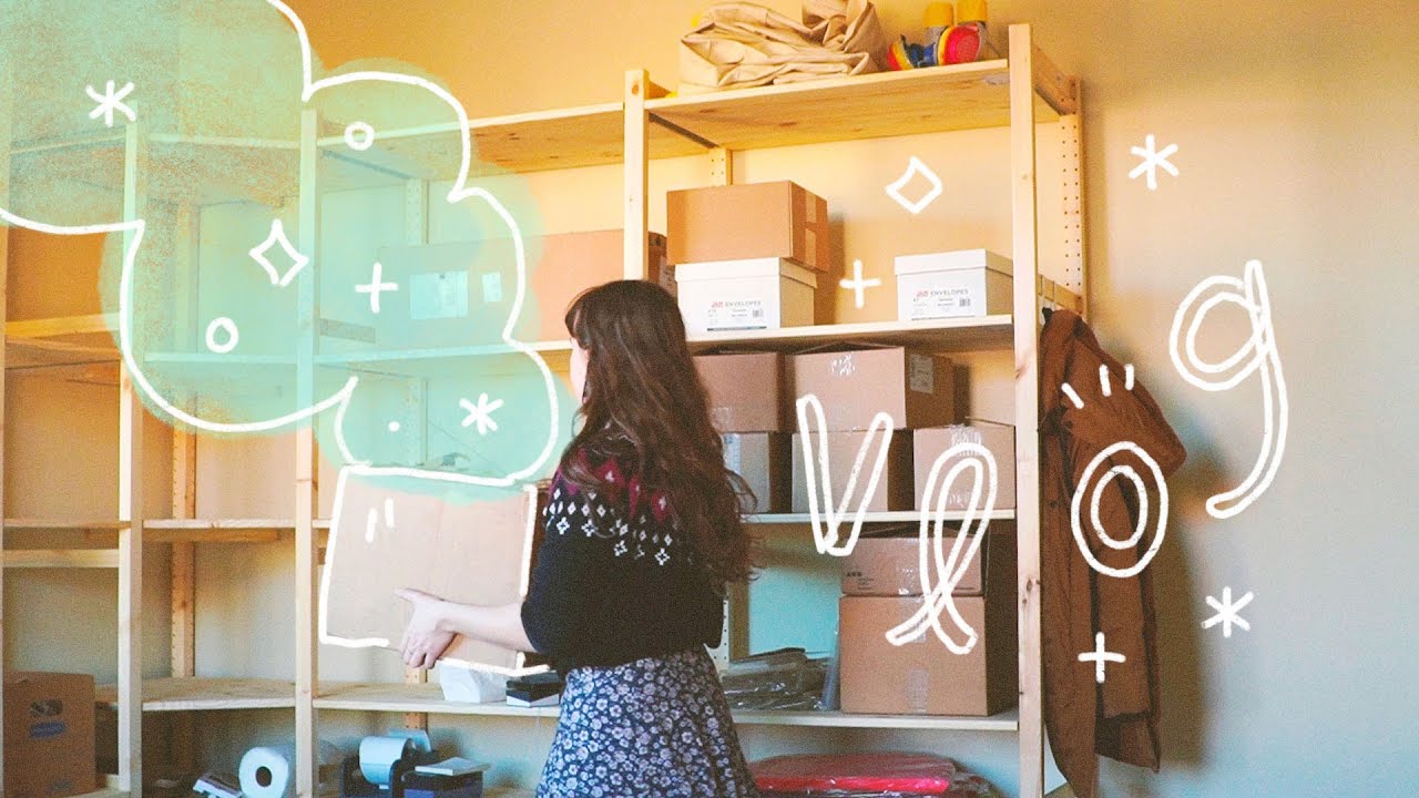 slowly putting the studio together & a little life update ✰ vlog