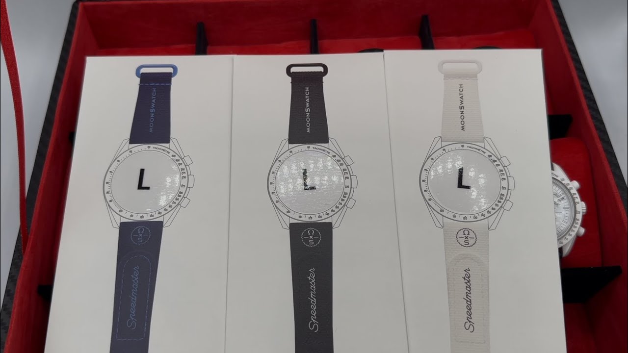 New Omega x MoonSwatch Rubber Straps from Swatch for Snoopy and Neptune