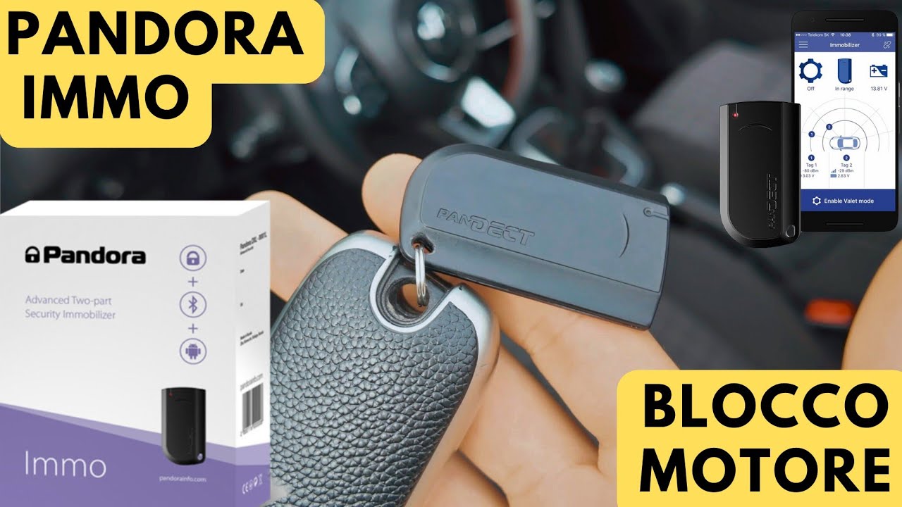 PANDORA IMMO - BLOCCO MOTORE BLUETOOTH