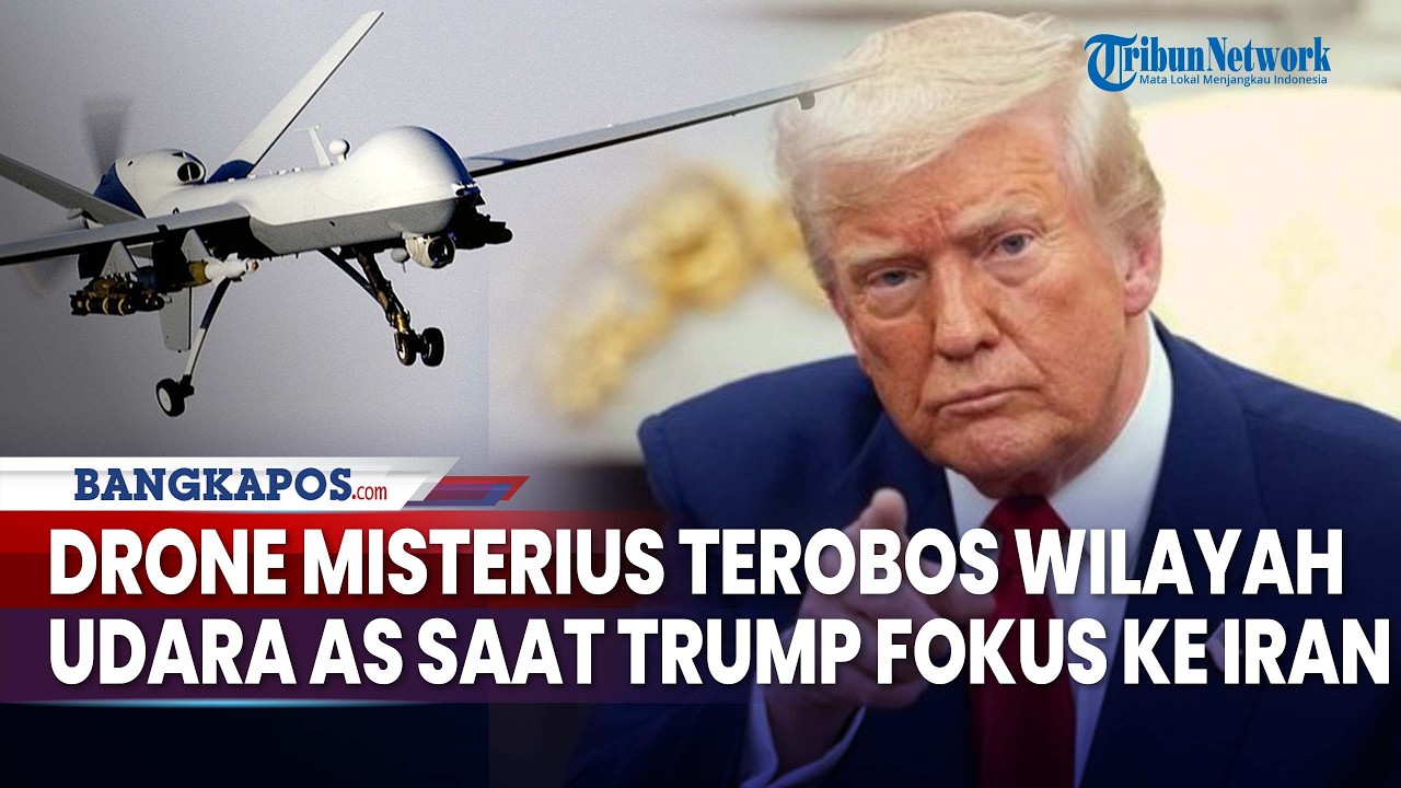 Washington Panik! Drone Misterius Terobos Wilayah Udara AS saat Trump Fokus ke Iran