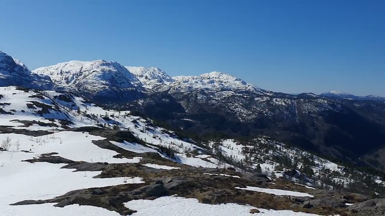 Totlandsfjellet 538 m (Samnanger, Norway, 2022.04.18)