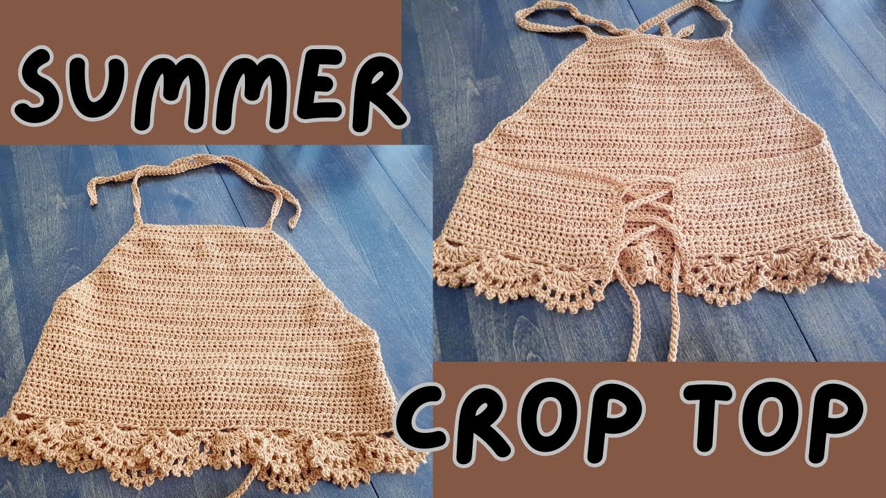 Crochet corset top