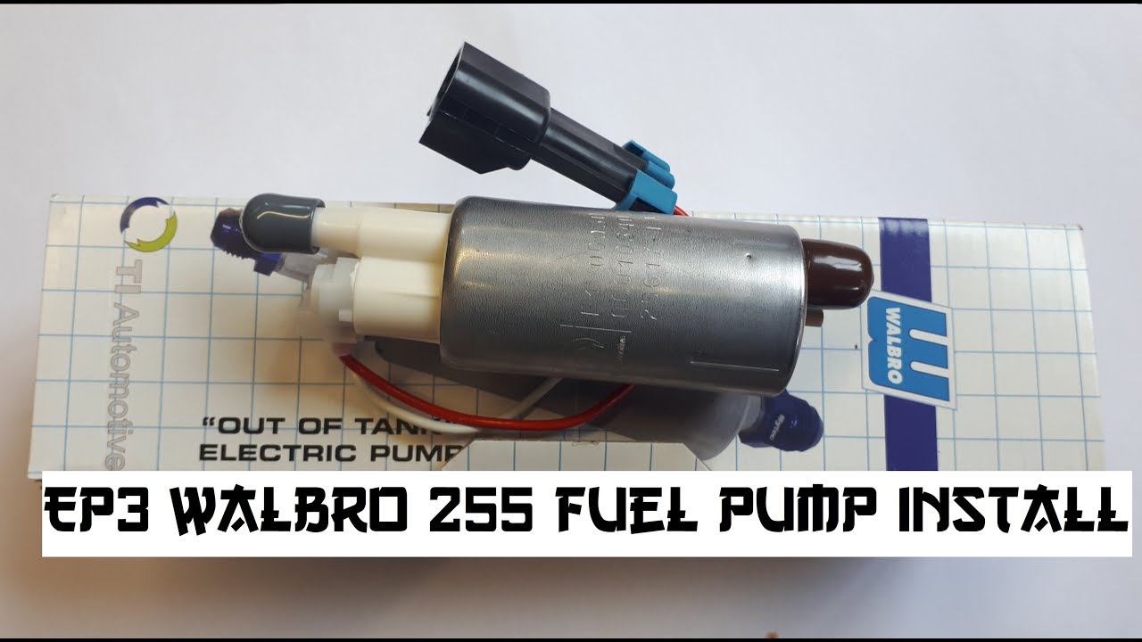 Walbro 255 Fuel Pump install EP3 Honda Civic Type R Turbo -  Part 7 Turbo Project