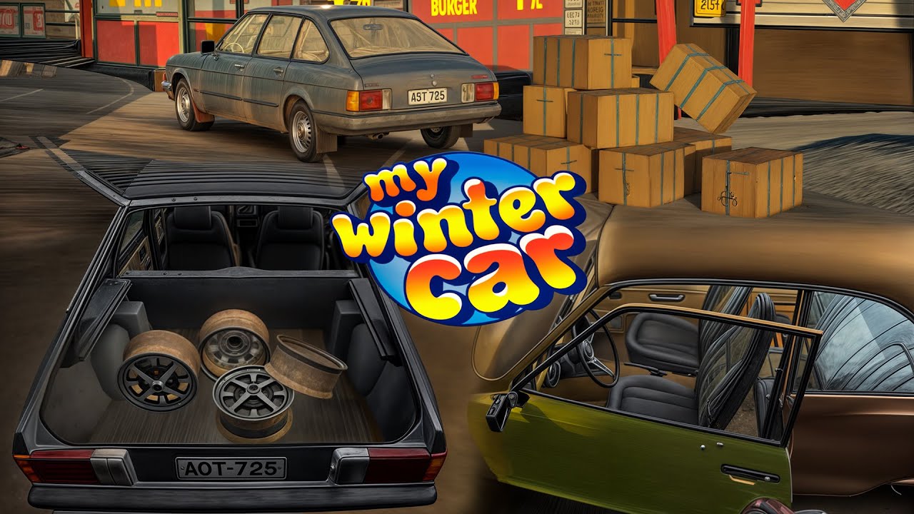 Chegaram PEÇAS IMPORTANTES pra fazer o carro ANDAR! - My Winter Car #24