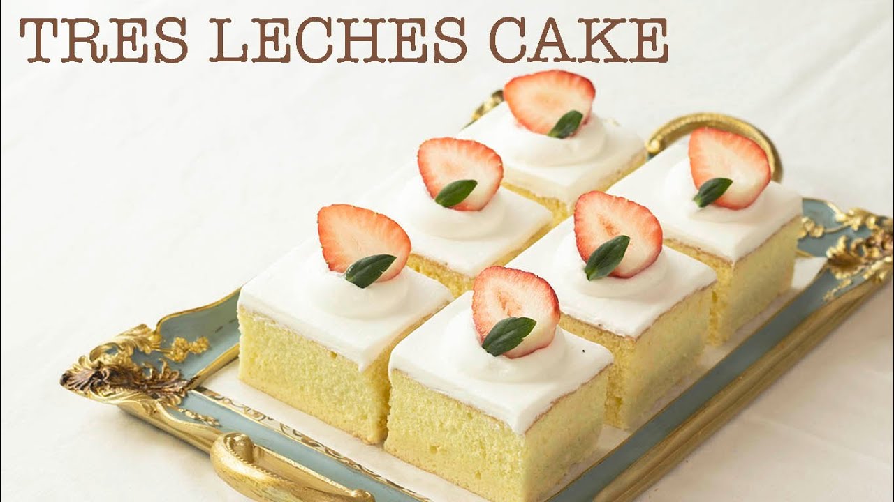 촉촉한 트레스 레체스 케이크 (3가지 우유 케이크) / Tres Leches Cake/ 3 milk cake
