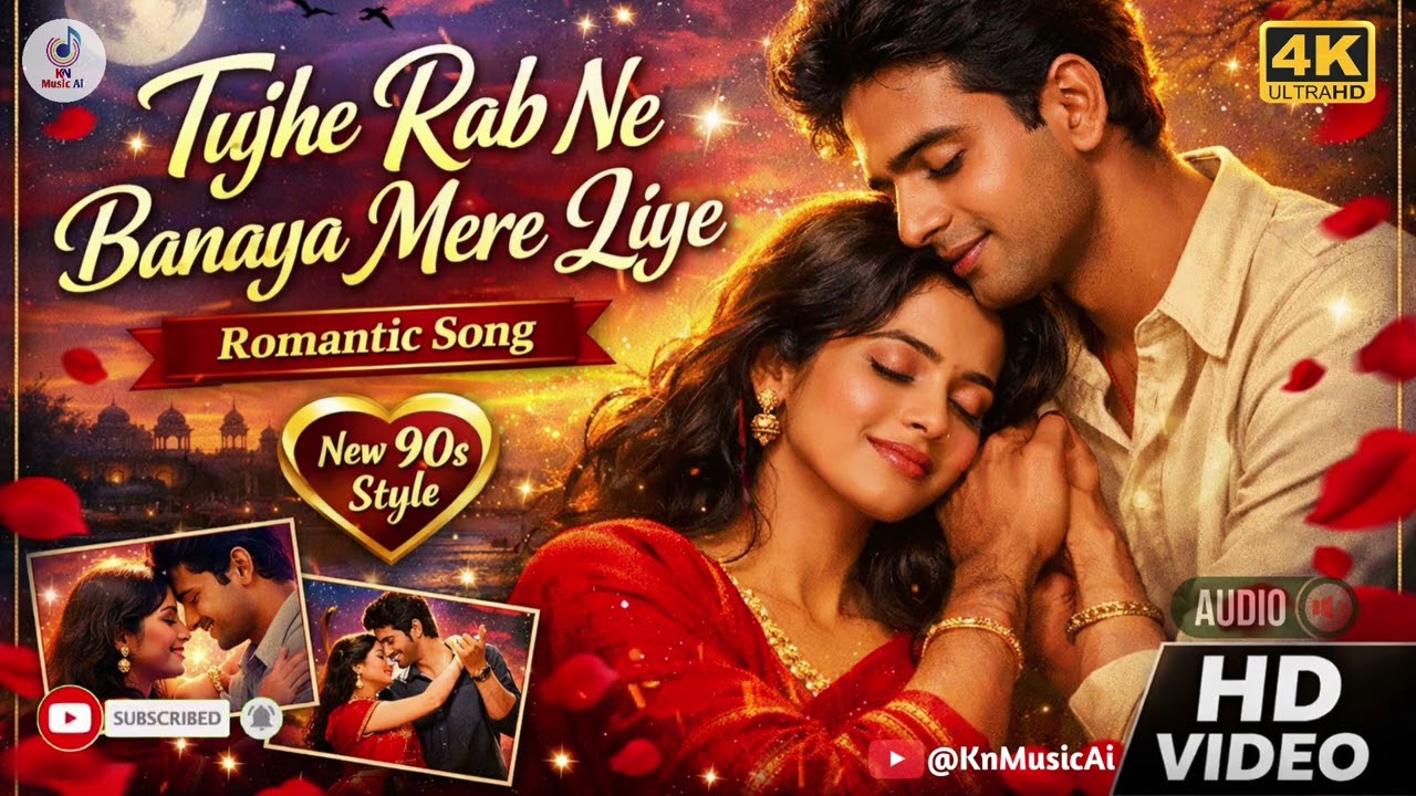 Tujhe Rab Ne Banaya Mere Liye ❤️ | 90s Romantic Hindi Song | Heart Touching Love Story