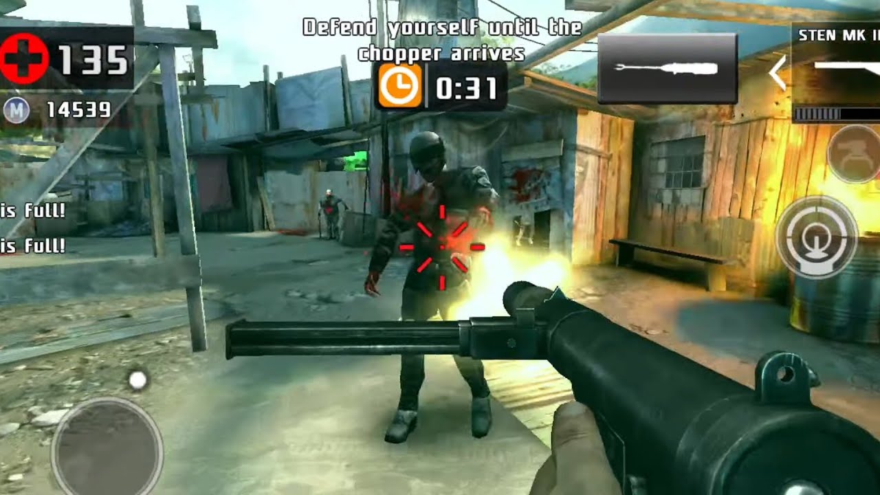 Dead Trigger 2 - 11 year ww2 weapon Gameplay
