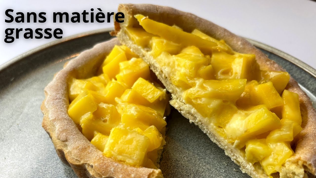 PÂTE À TARTE (sans matières grasses) pour tarte sucrée ! 🤤