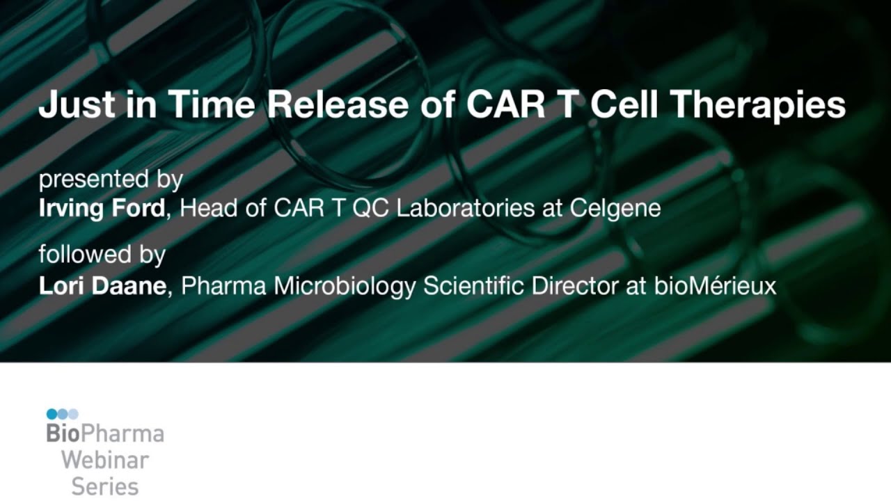 JUST IN TIME RELEASE OF CAR T CELL THERAPIES