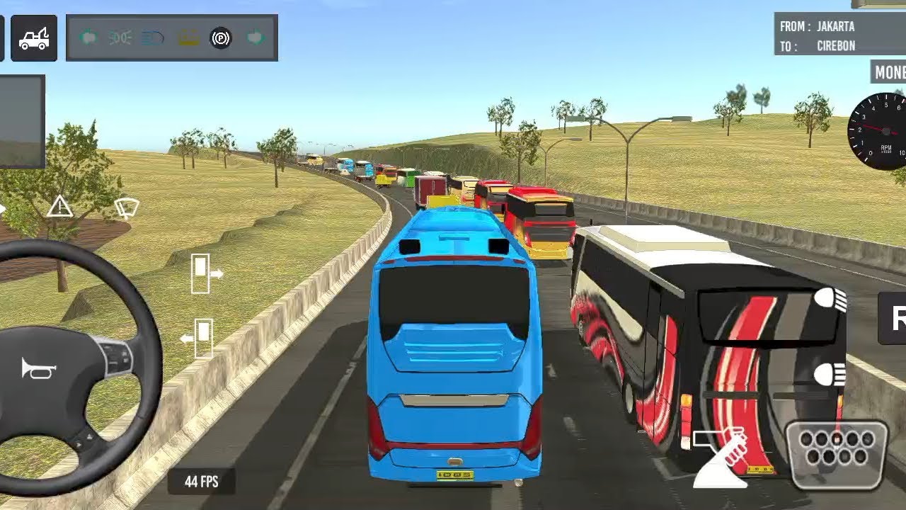 🚌🔥 Jakarta to Cirebon Journey | Bus Simulator Indonesia 2024 Gameplay