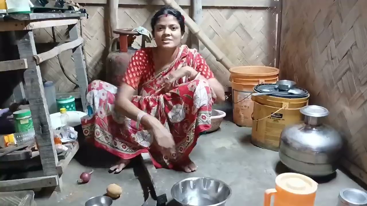 গ্রামের পরিবেশে ঘরোয়া পদ্ধতিতে কীভাবে ইলিশ মাছের রেসিপি করলাম 😱 #villagefood #vlogvideo #recipe 
