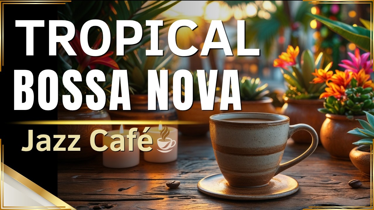 4H Bossa Nova & Smooth Jazz Café ☕ Elegant Relaxing Music for Study, Work & Peaceful Moments 🌴🎷