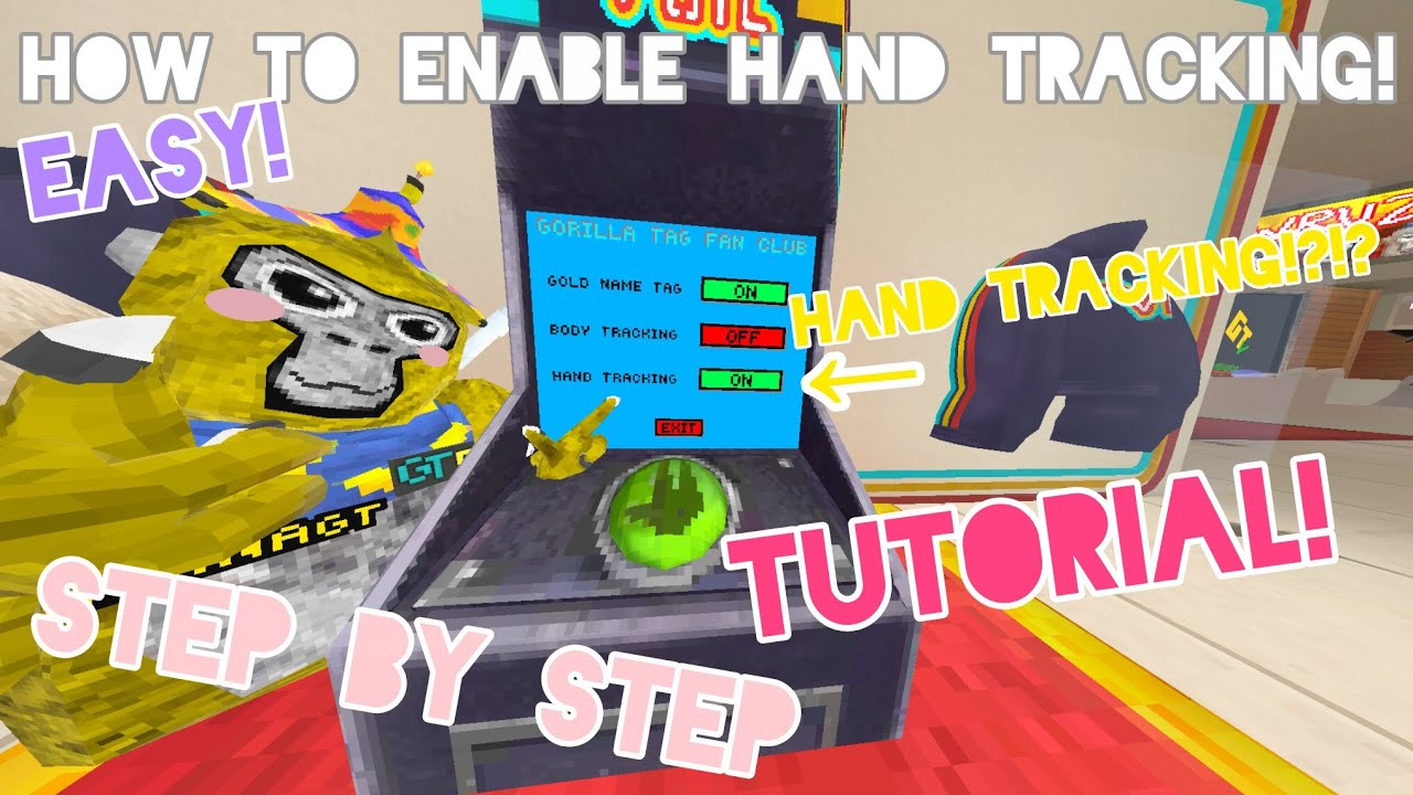 How to enable hand tracking in Gorilla Tag! (Tutorial, and step by step)