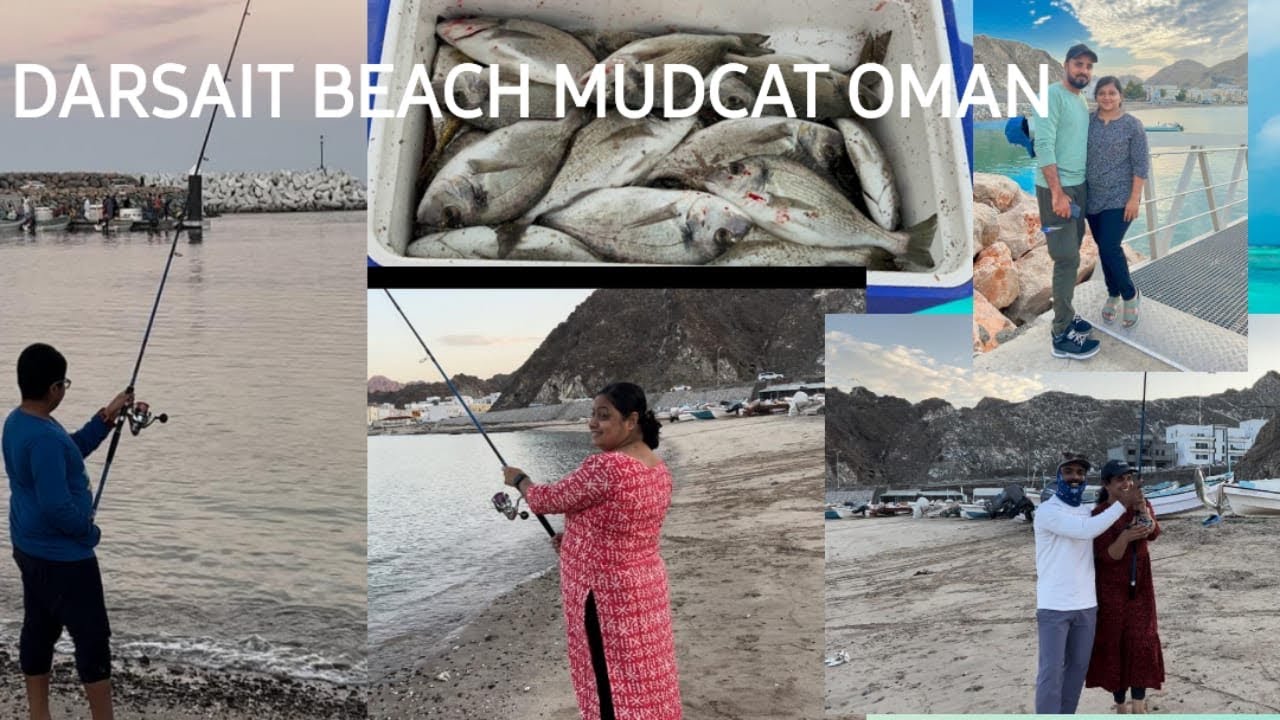 Fishing point  ….  Darsait Beach Muscat Oman fishing 🎣 🐟