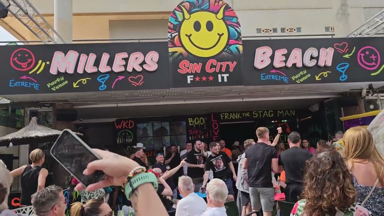 millers beach bar benidorm