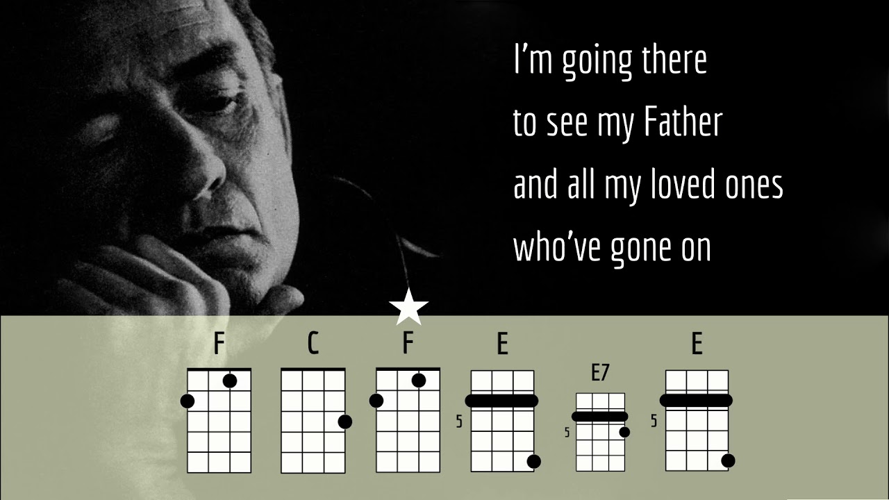 WAYFARING STRANGER - JOHNNY CASH - UKULELE PLAY ALONG