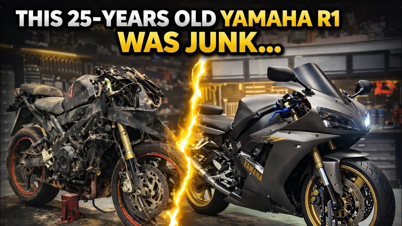 From Scrap to Superbike | 25-Year-Old Yamaha R1 Reborn 🔥