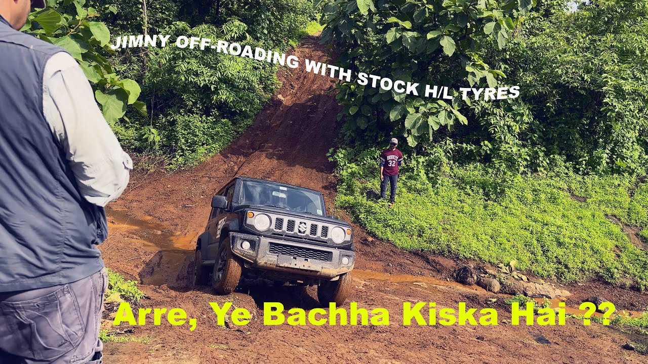 Off-roading Suzuki Jimny with stock H/L tyres. Thar aur Gurakha bhi Pareshan.. Ye Bachha Kiska Hai ?