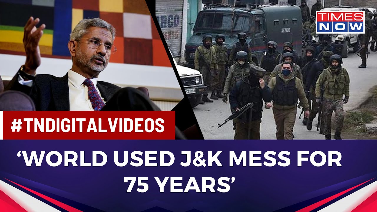'World Used J&K Mess For 75 Years': Jaishankar Defends Article 370 Abrogation | Latest India News