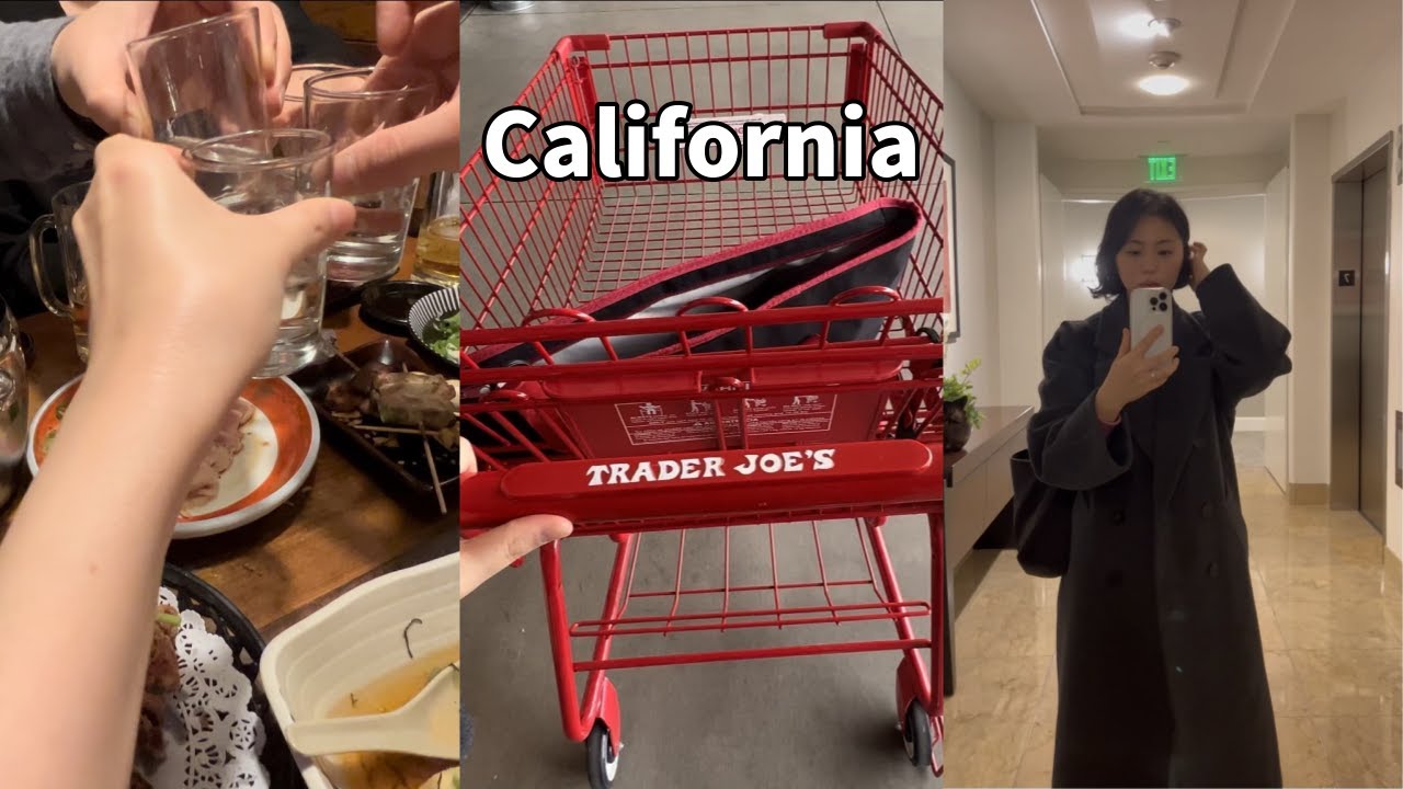 [🇺🇸 Cali VLOG] #99 California VLOGㅣShopping at Trader Joe’sㅣCalifornians living healthy lives