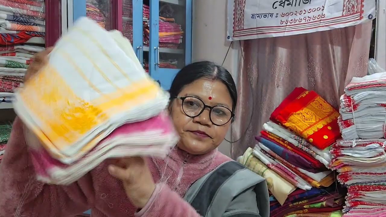 Aaji Moi loi aahisu #SUPER COLLECTION GAMUSA #JIMOCHAYA STOR DHEMAJI #contact 6002313001 like share 