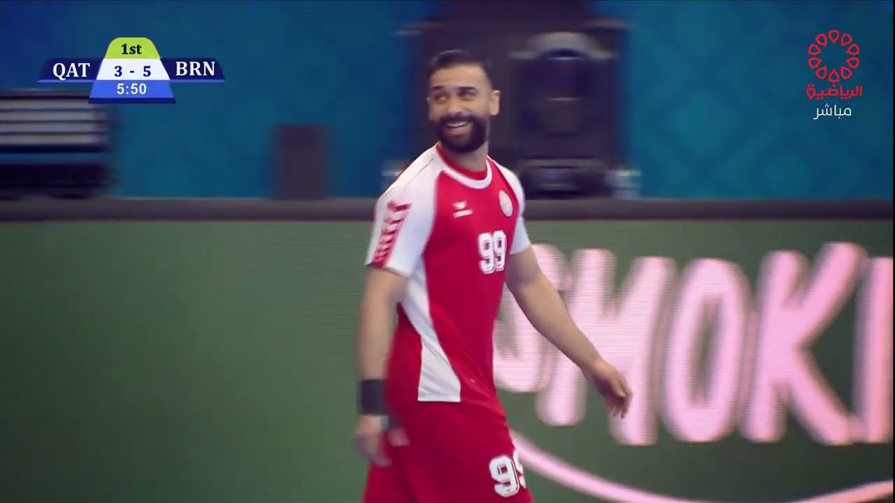 مباراة قطر و البحرين ضمن مباريات الدور الرئيسي في بطولة اسيا 2026 لكرة اليد المقامه في الكويت