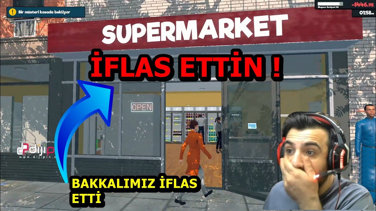 İFLAS ETTİK ! ŞOK OLDUM SÜPERMARKET SİMULATOR BÖLÜM 8