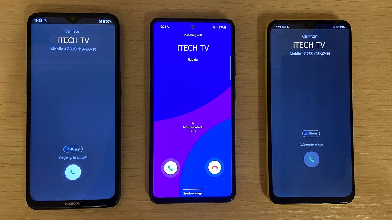 Poco M3 vs Samsung A52 vs Nokia 5.3 Incoming Call