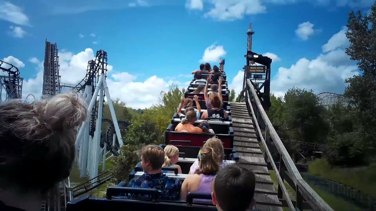 River King Mine Train Back Seat POV Six Flags St Louis 2021