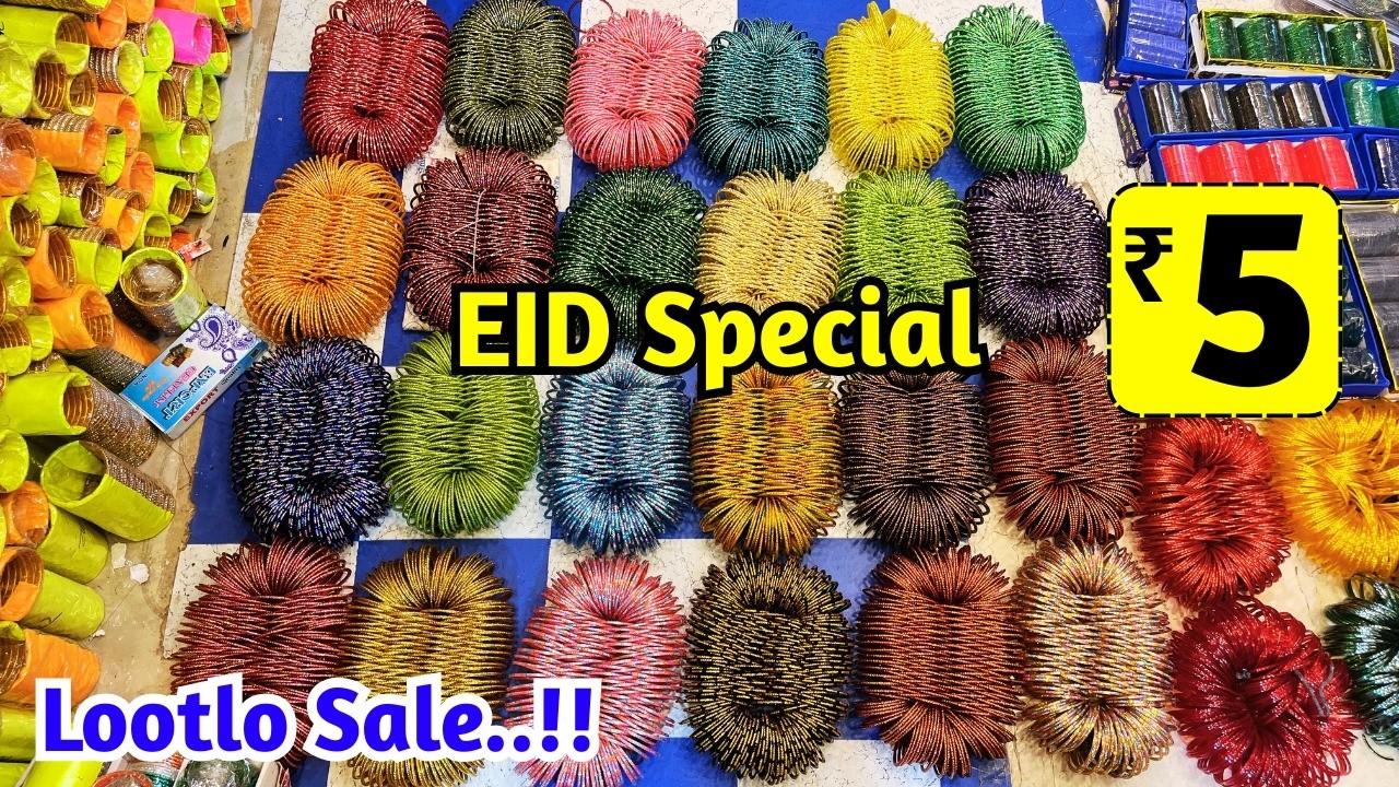 #eidspecial Charminar Bangles Market ₹ 900/5 Bridal Zero Stone Zarodsi  Pearls Bangles Galss Bangles