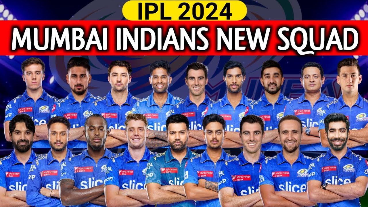 IPL 2024 | Mumbai Indians Team Full Squad | MI Full Squad 2024 | MI Team New Players List 2024