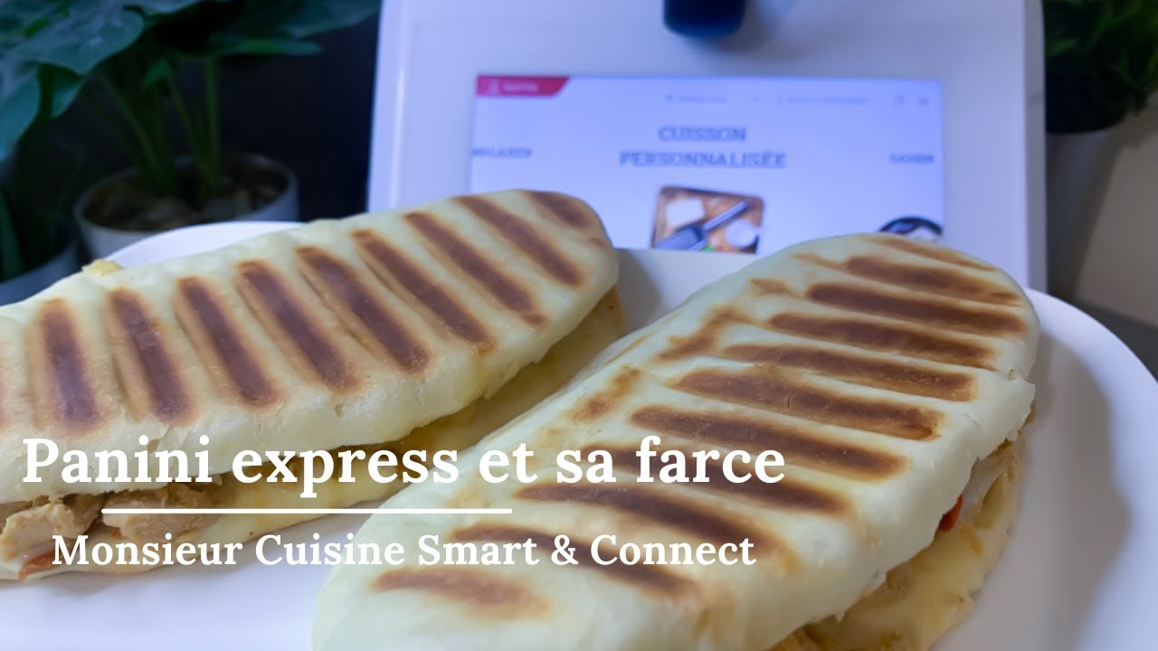 Panini express avec sa farce au Monsieur Cuisine Smart & Connect