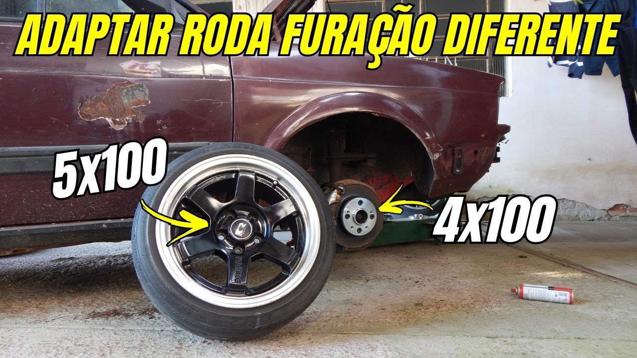 COMO ADAPTAR RODAS DE FURAÇÃO DIFERENTE EM QUALQUER CARRO (4X98 4X100 5X100 4X108)