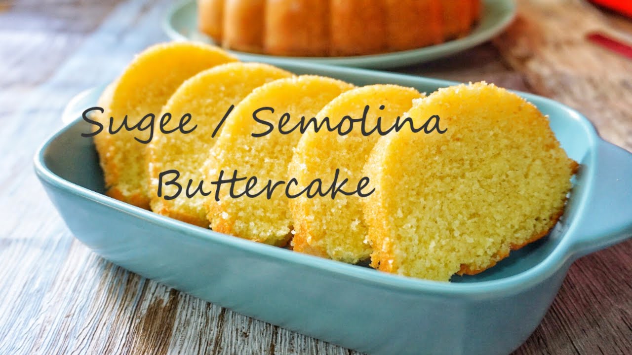 Sugee (Semolina) Buttercake