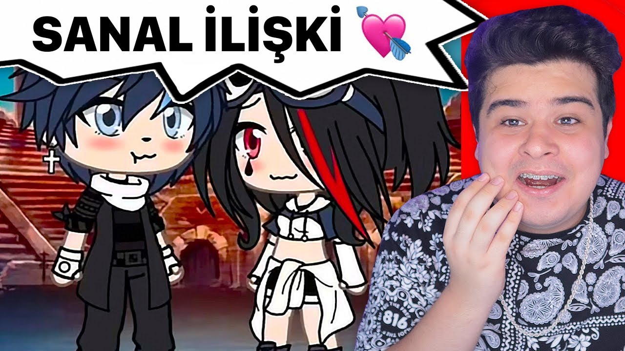 SANAL 📱💘 Gacha Life Kısa Film Aşk Hikayesi Tepki
