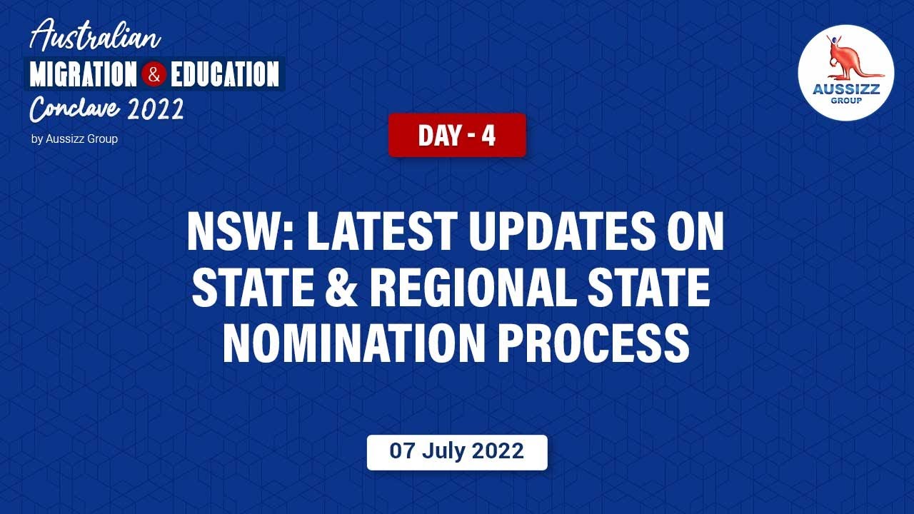 NSW: Latest updates on State and Regional State Nomination Process