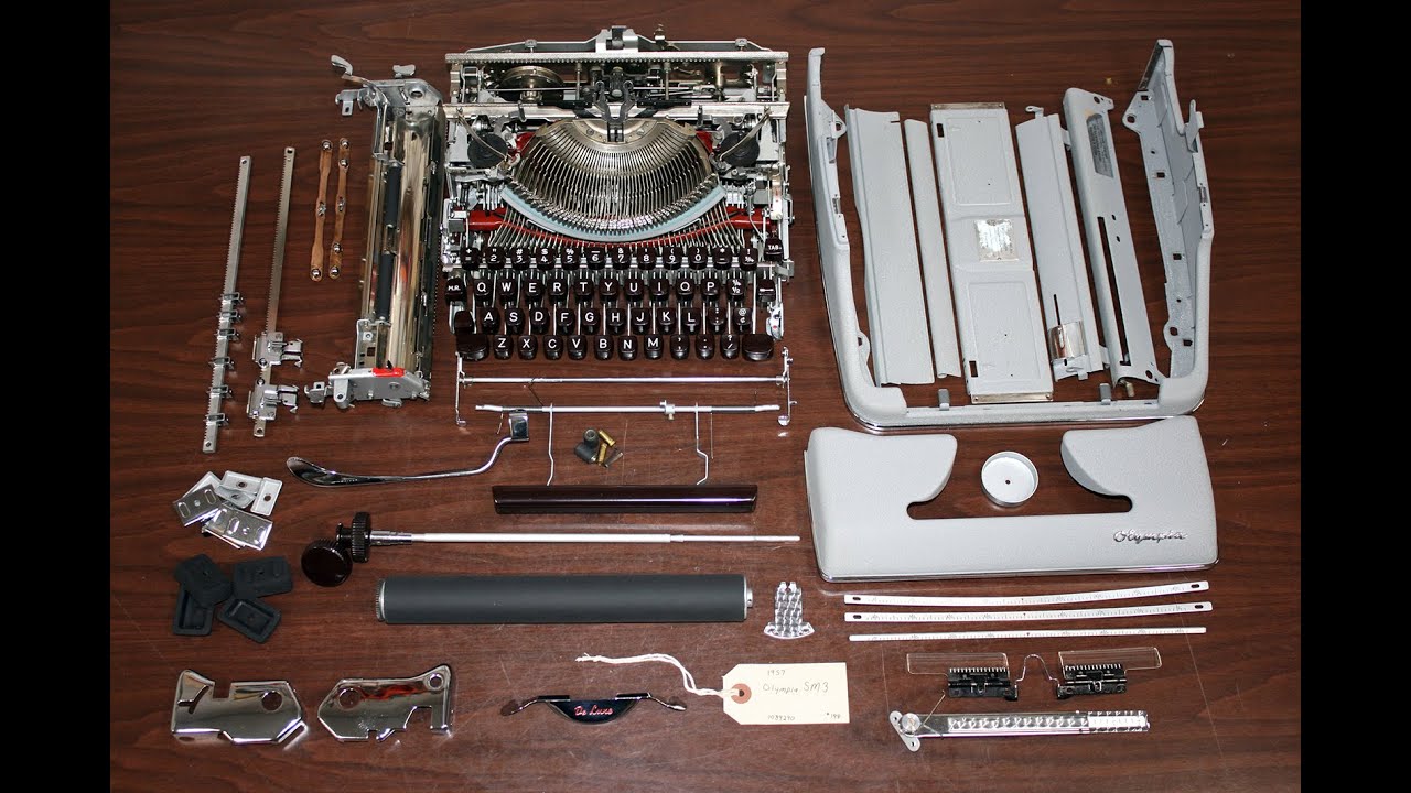 1957 Olympia SM3 Typewriter Restoration in Progress