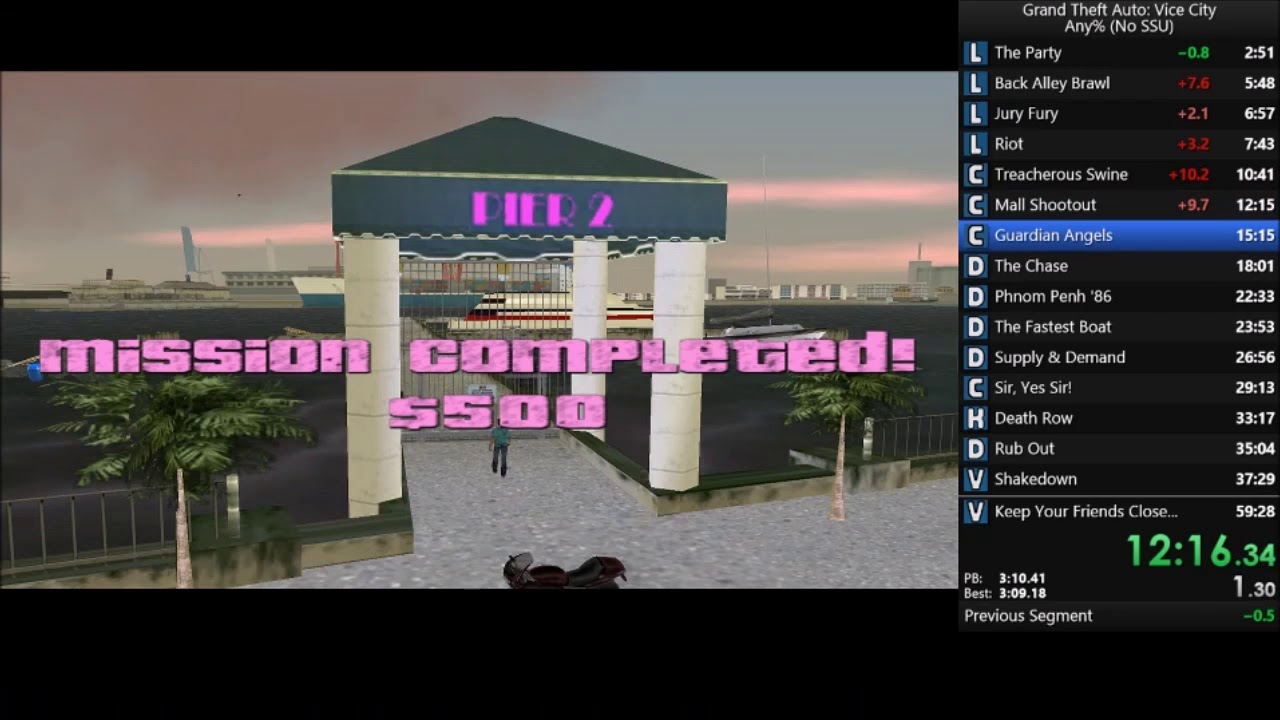 [PB] GTA: Vice City Any% NO SSU 57:40