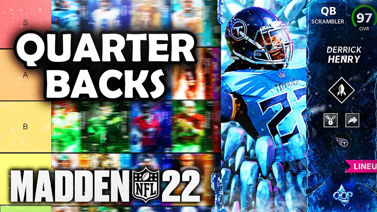 RANKING the BEST Quarterbacks in Madden 22 Ultimate Team (Tier List)