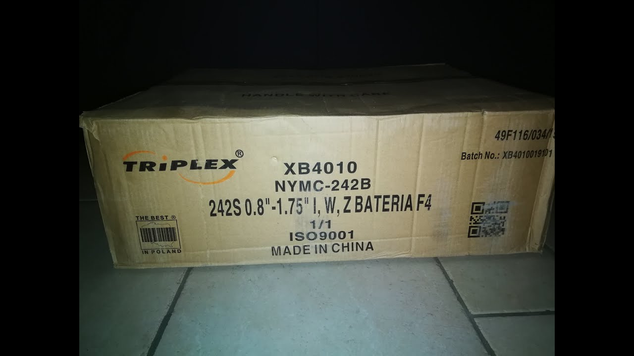 Triplex XB4010 242 shots 0.8''-1.75'' I, W, Z BATERIA