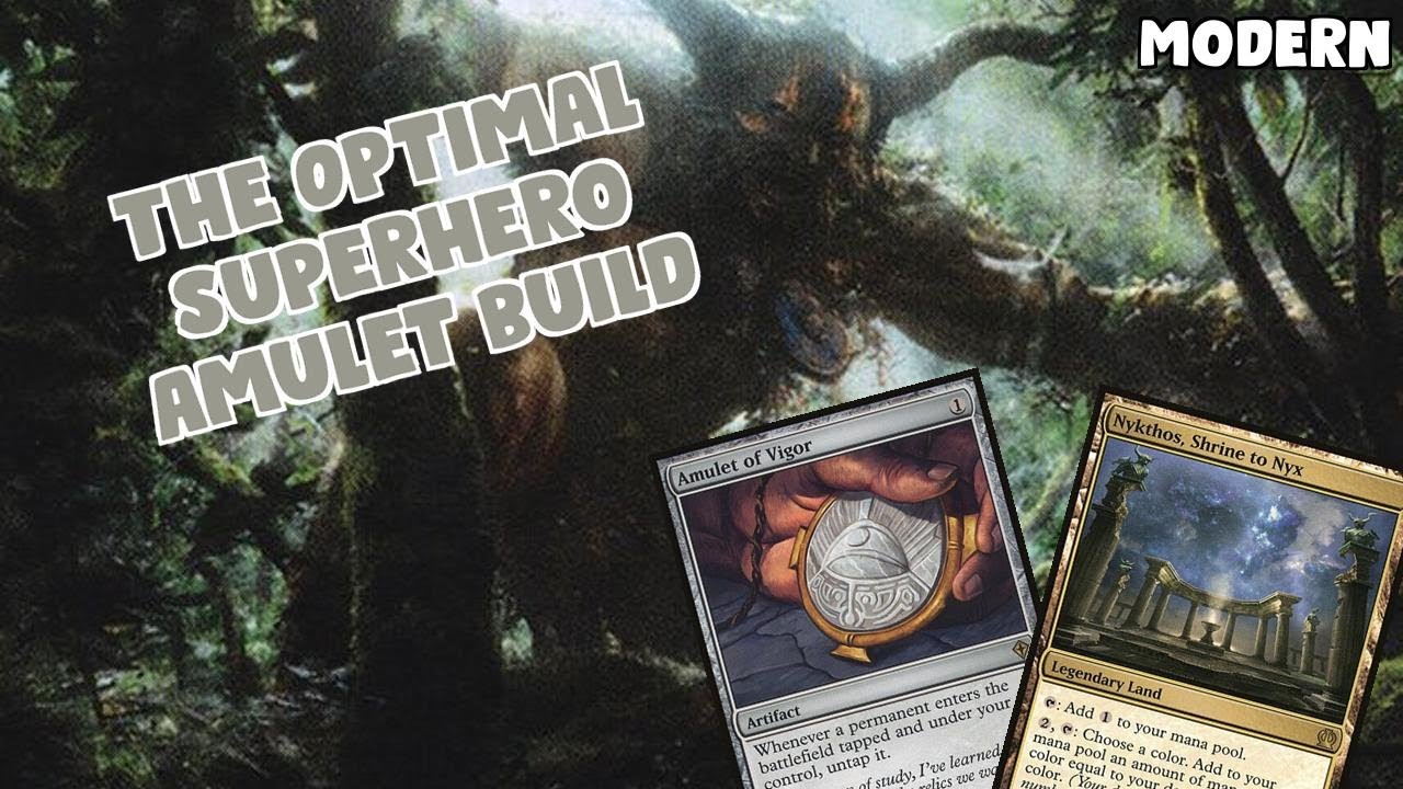 The Optimal Superhero Amulet Build | Leyline Nykthos Titan | Modern Challenge