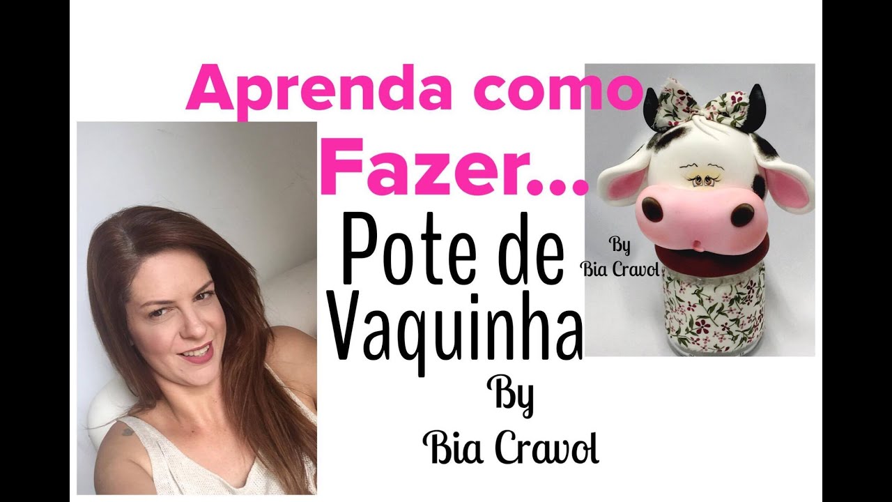 Pote de Vaquinha de Biscuit - Pote reciclado- Bia Cravol - DIY