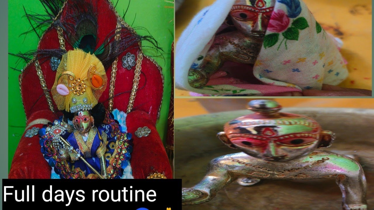 लड्डू गोपाल जी की सुबह की दिनचर्या 🧿🙏//full day routine laddu gopal ji🧿🙏//krishana bhagti