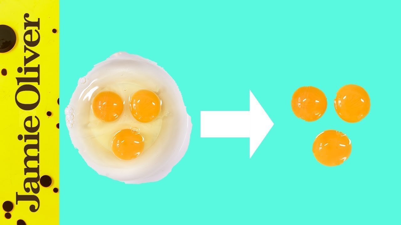 How To Separate An Egg | Jamie&rsquo;s 1 Minute Tips