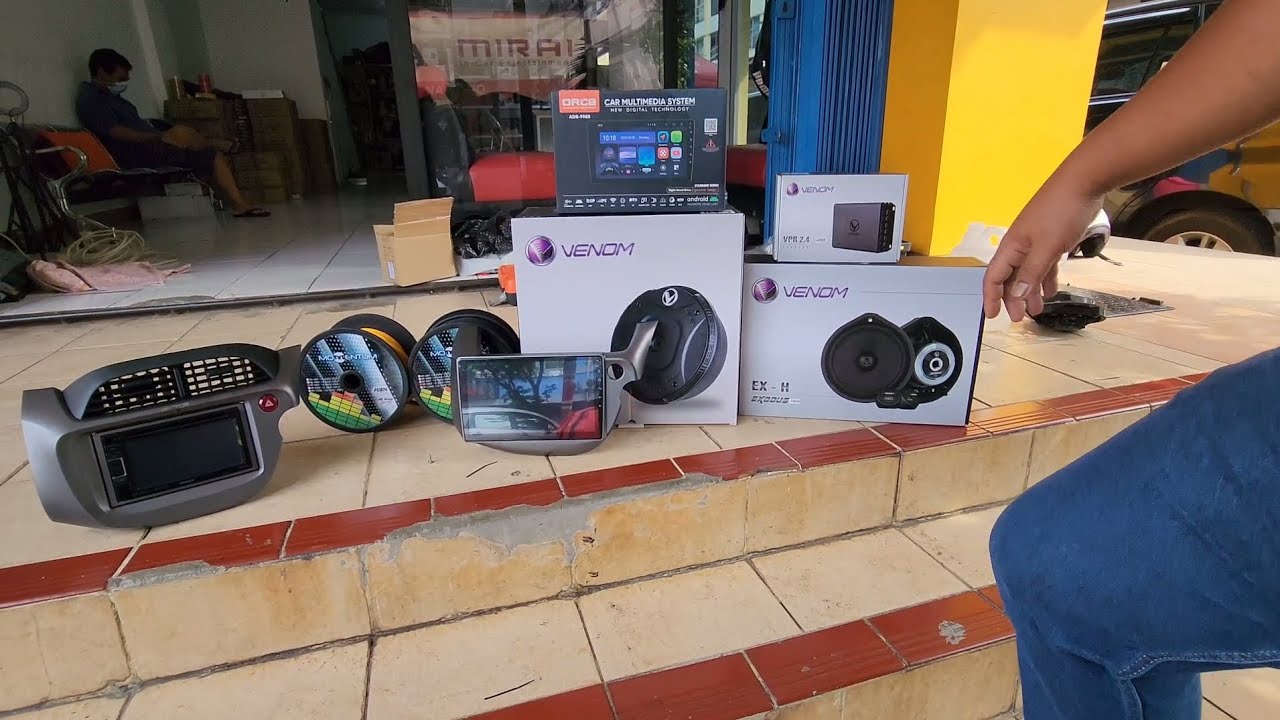 Jazz GE8 Menolak Tua!! Upgrade Headunit Orca 10 inch dan Audio Venom