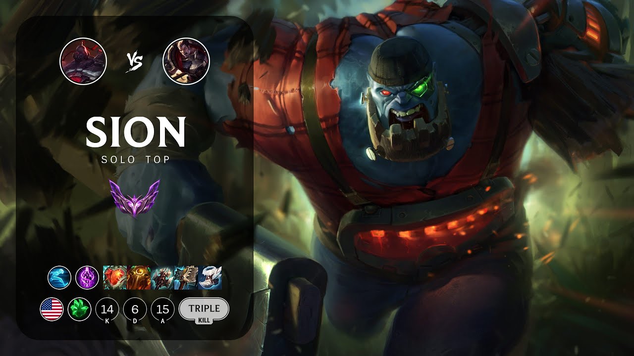 Sion Top vs Darius - NA Master Patch 13.13