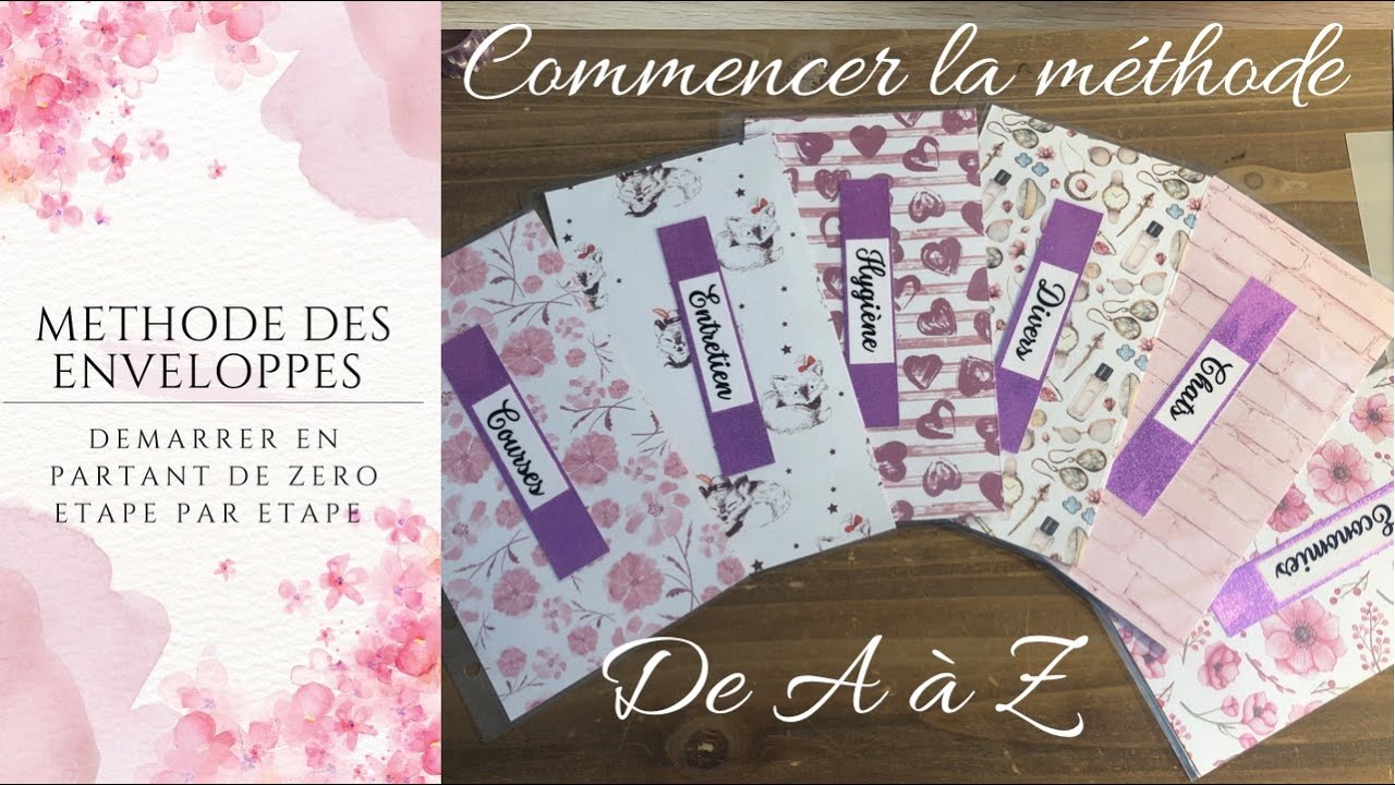 Méthode des enveloppes: Comment commencer? Comment organiser ses classeurs?