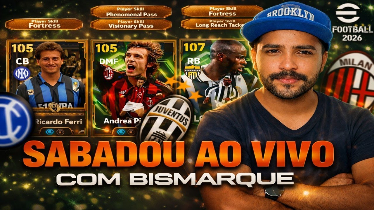 🔥⚽ SABADOU AO VIVO COM BISMARQUE | EFOOTBALL 2026